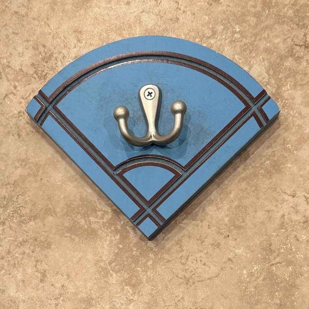Pottery Barn kids baseball coat, hook wall hanging retired